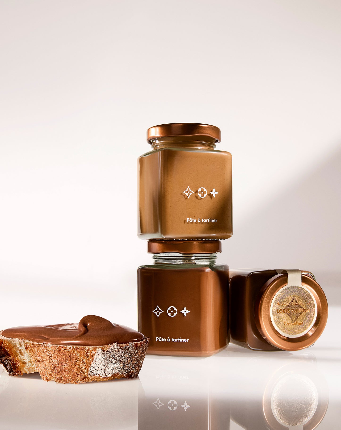 Collection of three spread jars